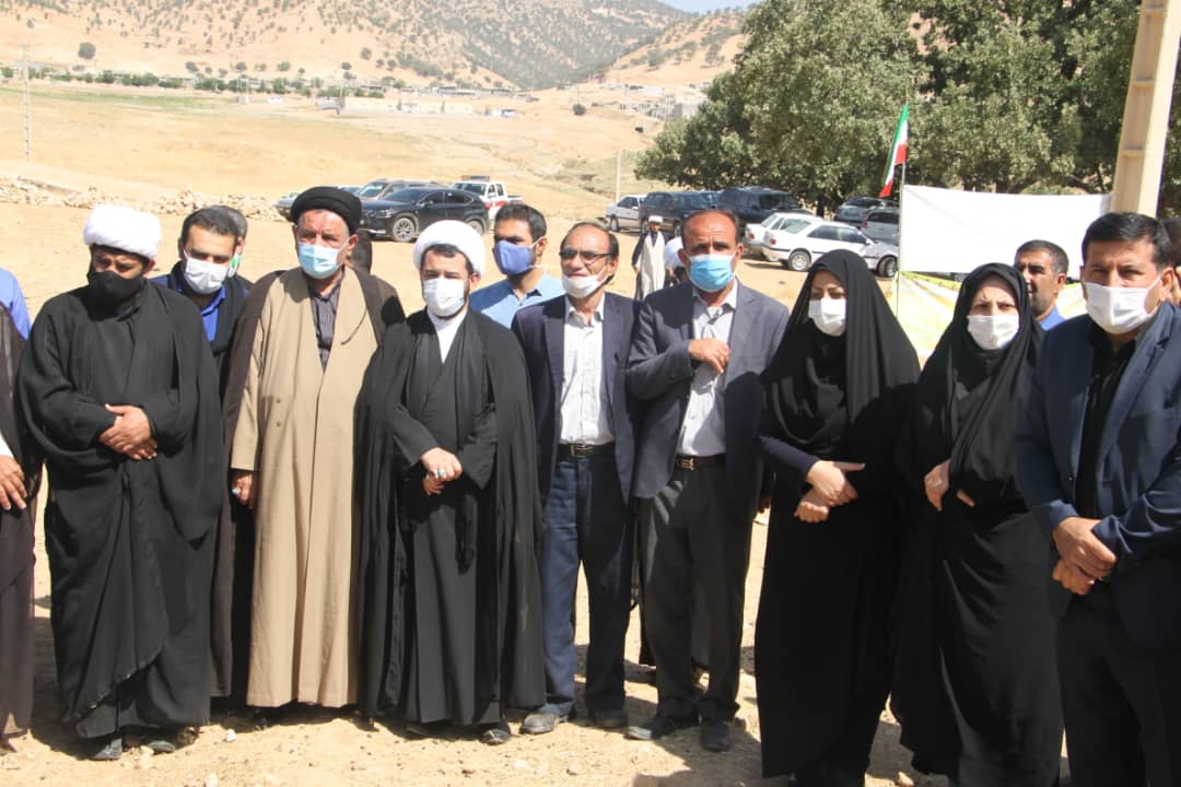 گزارش تصویری از مراسم کلنگ زنی خوابگاه دخترانه دیشموک