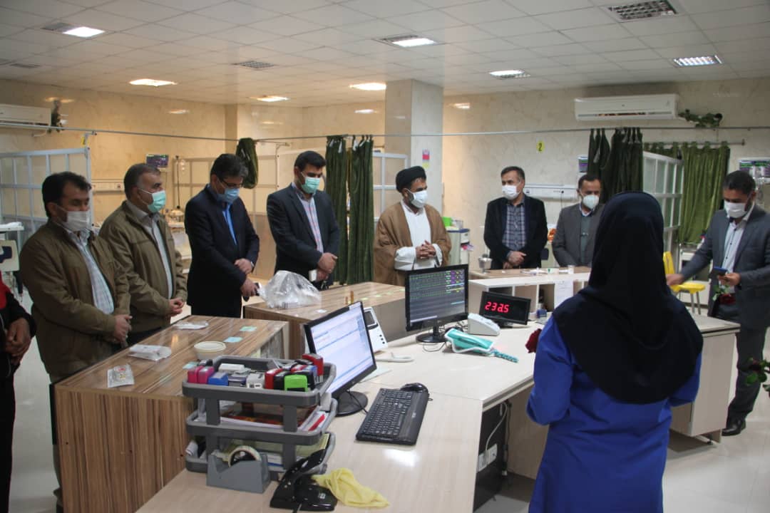 تجلیل مسئول دفتر ارتباطات مردمی نماینده کهگیلویه بزرگ از مقام پرستار+تصاویر