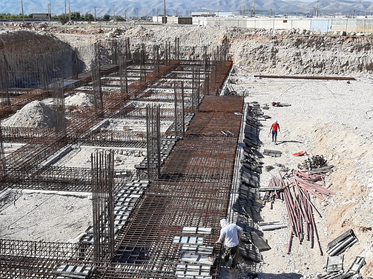 آخرین روند عملیات اجرایی بیمارستان چرام به روایت تصویر