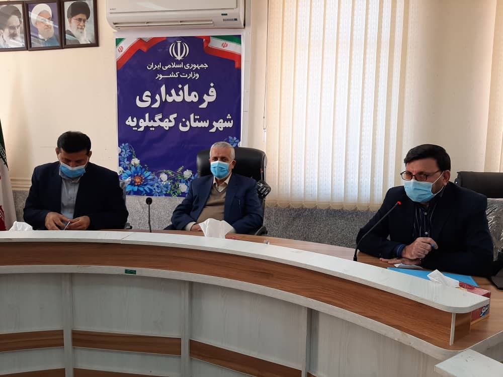 مراسم تودیع و معارفه فرماندار شهرستان کهگیلویه برگزار شد+تصاویر