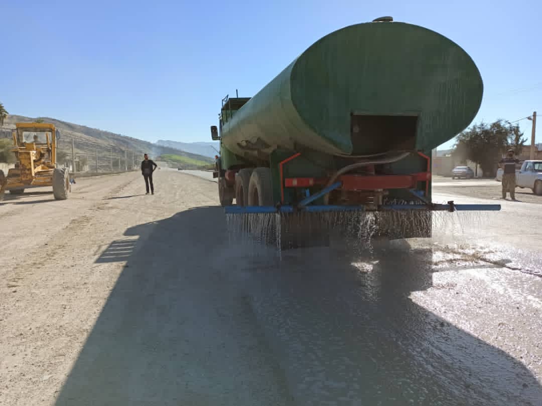 گزارش تصویری از آغاز عملیات ساماندهی ورودی شهر چرام از سمت باشت