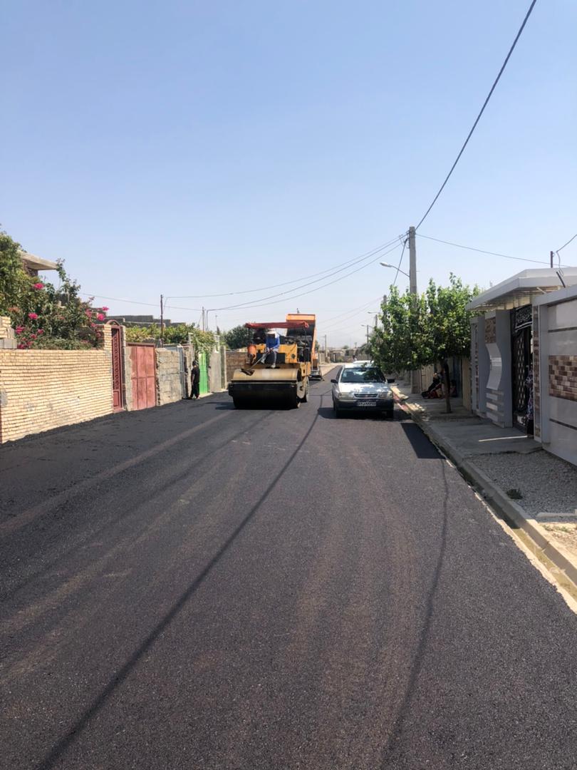 زیرسازی و آسفالت ۱۴ هزار متر از معابر روستای سمغان شهرستان کهگیلویه+تصاوير