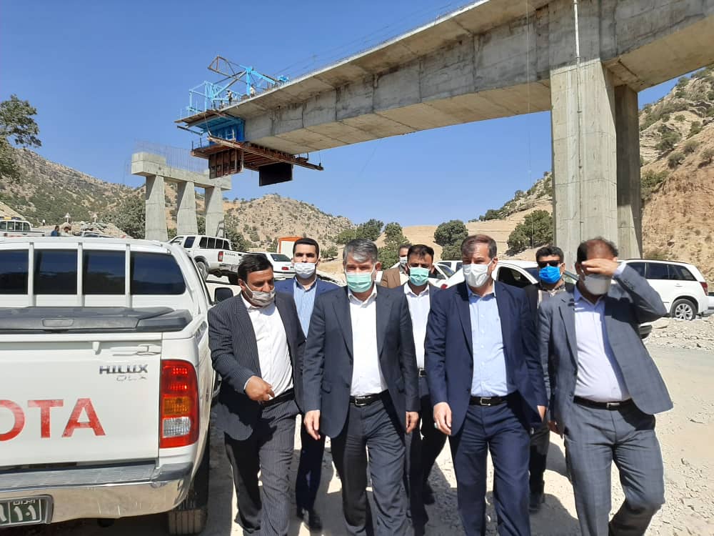 بازدید وزیر جهاد کشاورزی از جاده ملی دهدشت پاتاوه +تصاویر