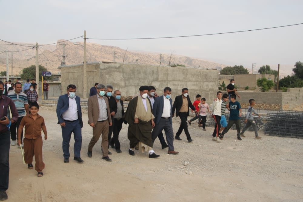 گزارش تصویری از بازدید حجت الاسلام موحد از روستاهای حومه شرقی دهدشت