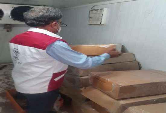 کشف و ضبط یک تن پای مرغ غیرقابل مصرف در دهدشت