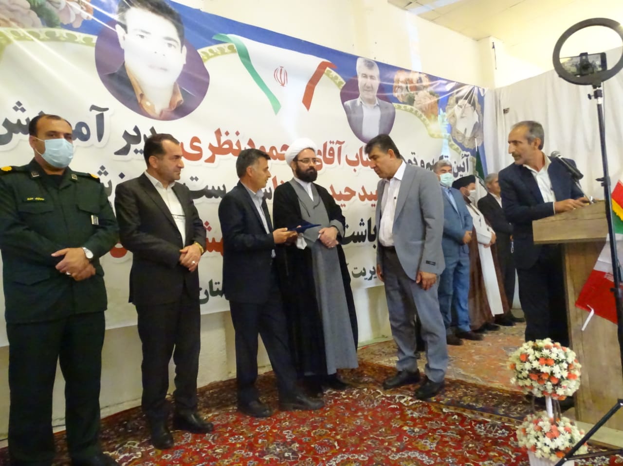 مراسم تودیع و معارفه رئیس آموزش وپرورش شهرستان باشت برگزار شد+تصاویر