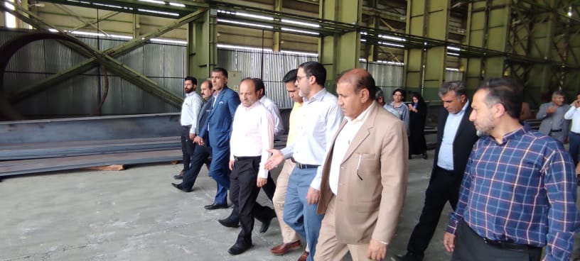 بازدید رئیس کمیسیون صنایع و معادن مجلس شورای اسلامی از کارخانه آجر دهدشت/تصاویر