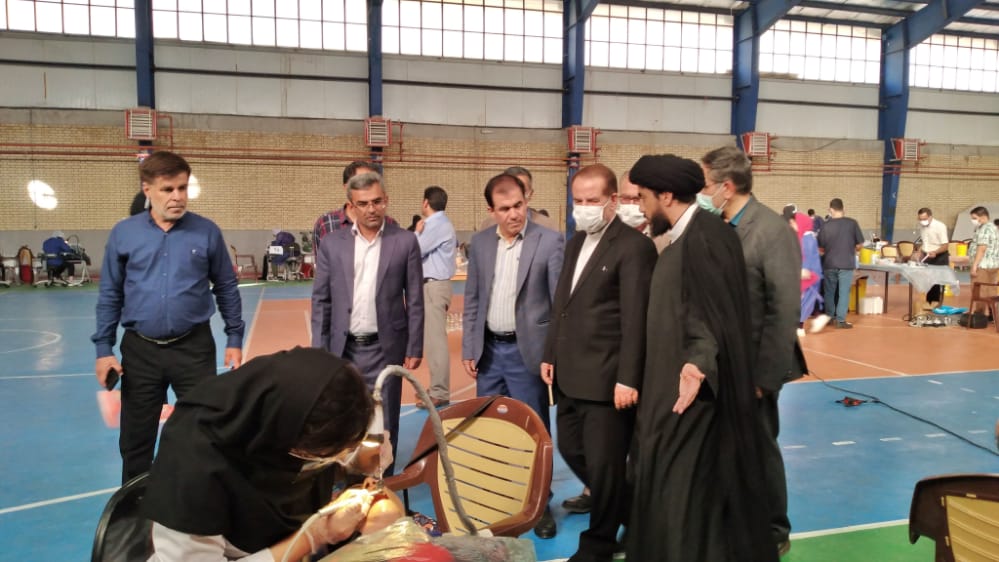 بازدید استاندار کهگیلویه و بویراحمد از اردوی جهادی درمانی قرارگاه اکفیل کمیته امداد