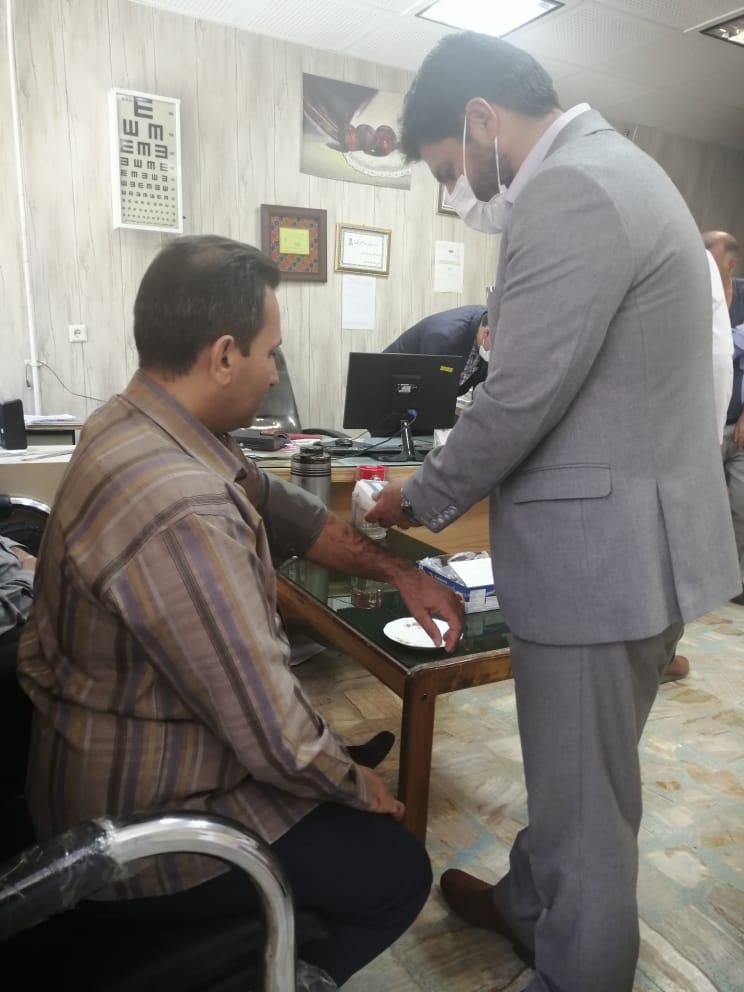 تزریق نوبت چهارم واکسن کرونا کارکنان اداره کل آموزش پرورش کهگیلویه بویر احمد