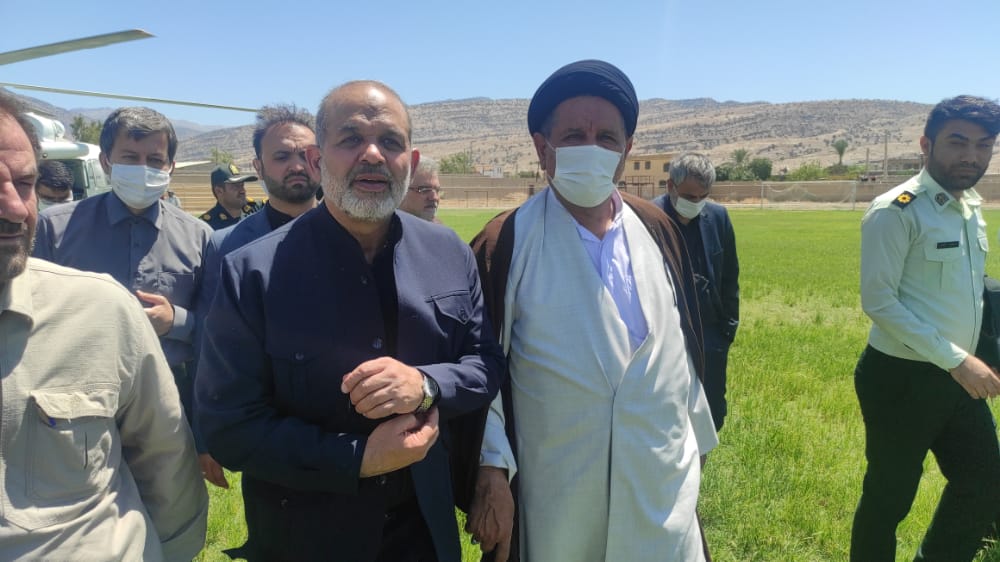 وزیر کشور وارد چرام شد