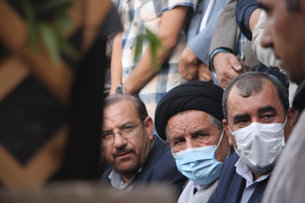 مراسم تشییع پیکر استاد سید قادر لاهوتی در دهدشت برگزار شد/تصاویر