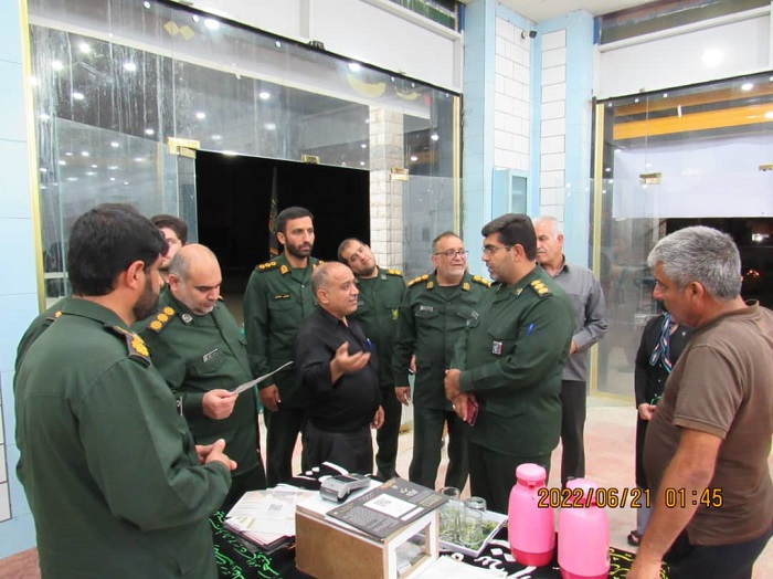 بازدید میدانی فرمانده سپاه ناحیه از موکب‌های گچساران