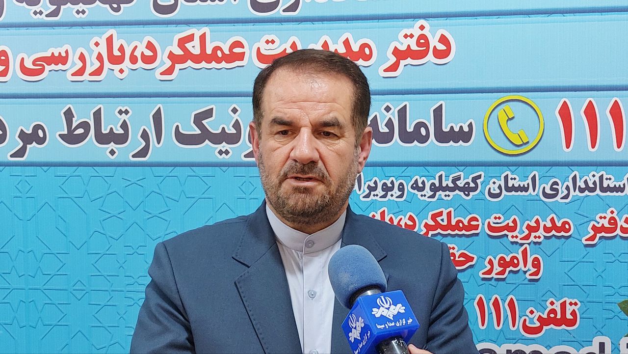 استاندار کهگیلویه وبویراحمد : همه مسیرهای استان باز و تردد جریان دارد/ بسیج تمام امکانات با توجه به بارش برف در مناطق سردسیری