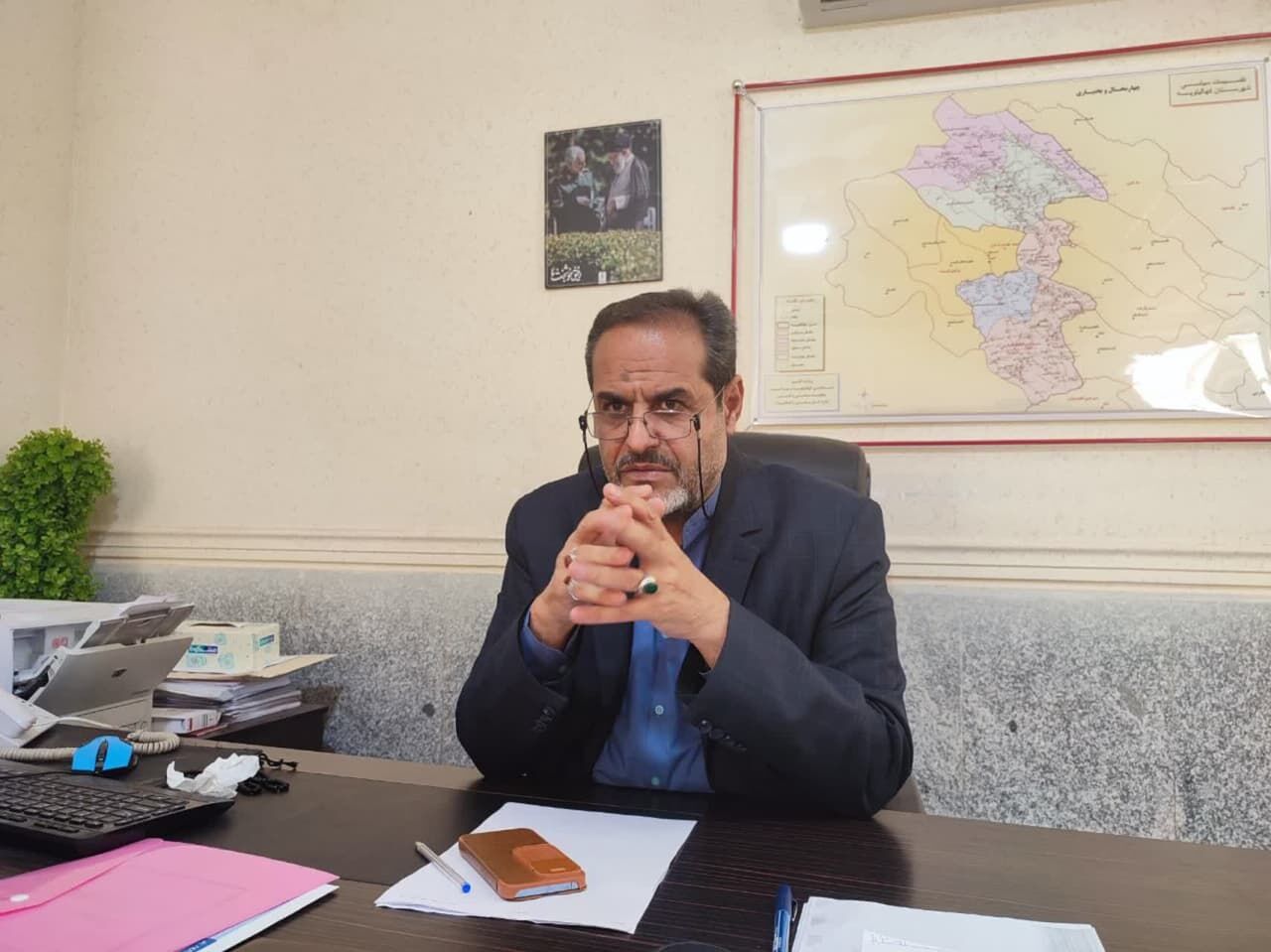 فرماندار شهرستان کهگیلویه:  کهگیلویه در طرح نهضت ملی مسکن پیشتاز است