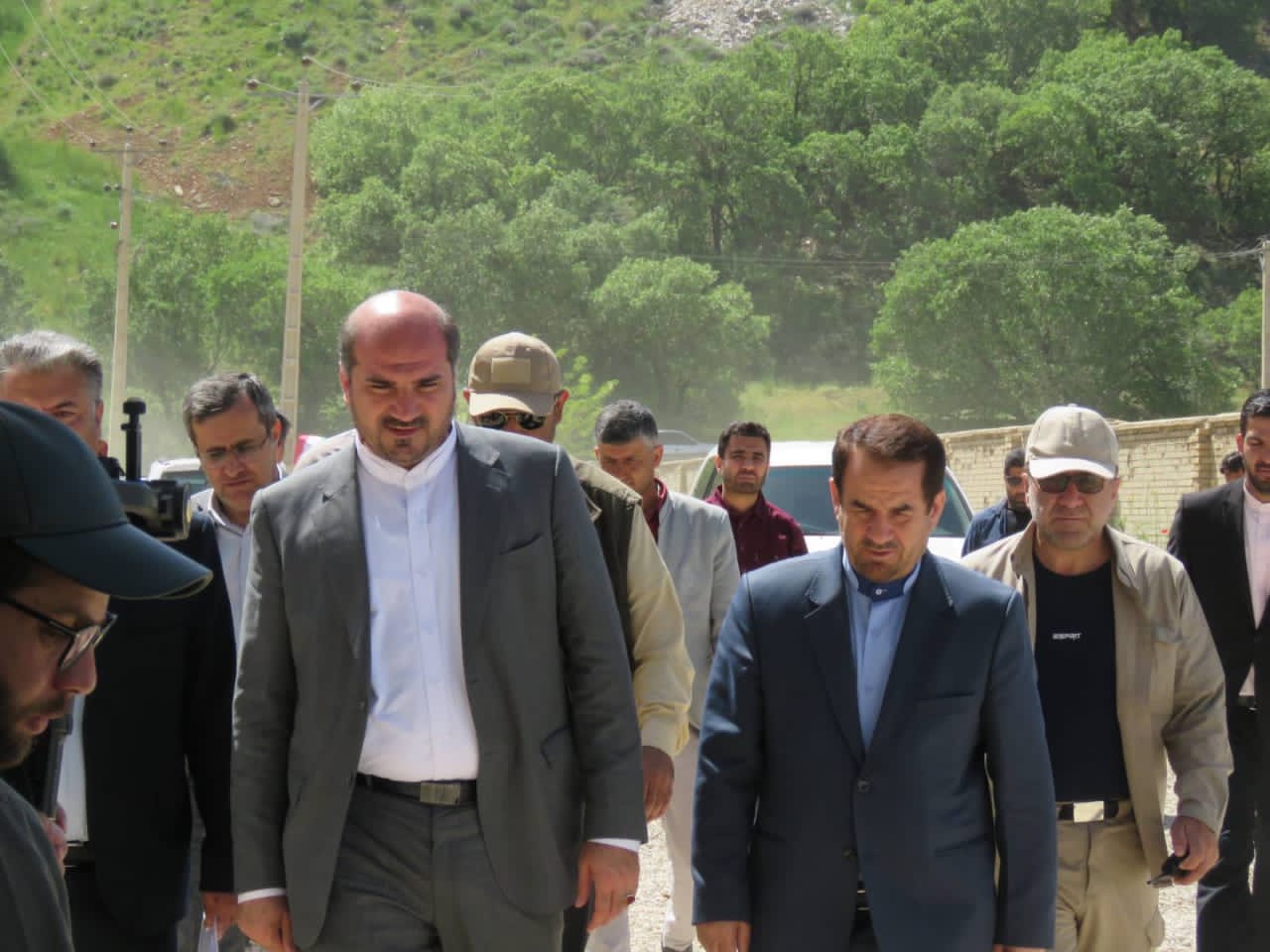بازدید معاون رئیس جمهور از پروژه تصفیه خانه آب شهر یاسوج