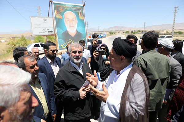 بازدید نائب رئیس مجلس شورای اسلامی از تقاطع دهدشت سوق و باند دوم جاده خیرآباد-دهدشت/تصاویر