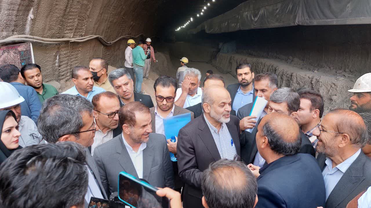 وزیر کشور از جاده در دست اجرای یاسوج به سی سخت بازدید کرد/تصاویر