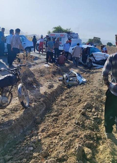 تصادف محور گچساران_بهبهان 2فوتی و 6 مصدوم بر جای گذاشت