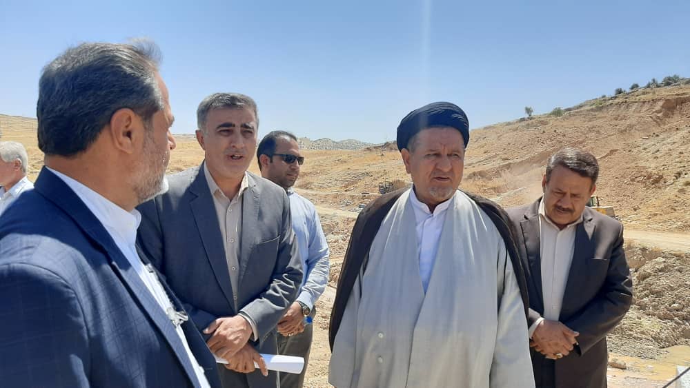 بازدید حجت الاسلام موحد از سد سرپری کهگیلویه/تصاویر