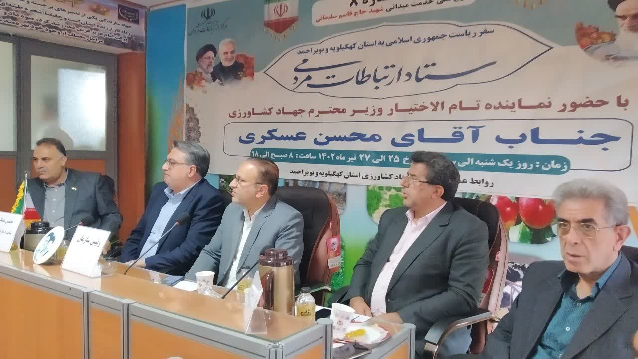 در طرح ملی خدمت میدانی شهید حاج قاسم سلیمانی و در آستانه دور دوم سفر استانی هیئت دولت سیزدهم برگزار می شود:  برپایی میز خدمت 3 روزه با حضور نماینده تام الاختیار وزیر جهاد کشاورزی