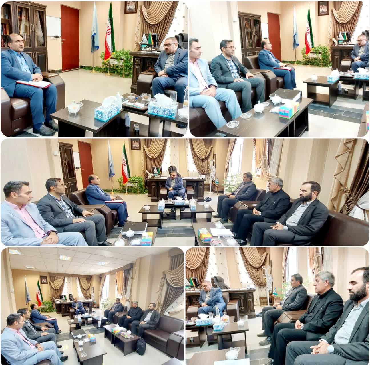 مديركل تعاون كارورفاه اجتماعي به اتفاق معاونين وكارشناسان این اداره کل  با مديركل دادگستري استان ديدار وگفتگوكرد