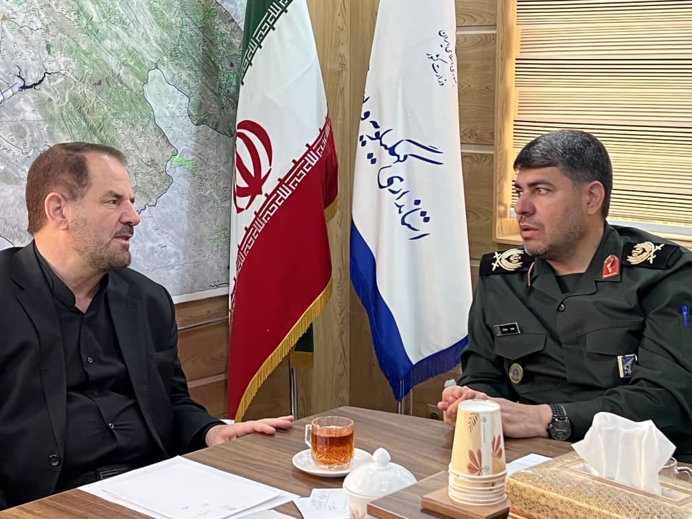 دیدار فرمانده سپاه فتح استان کهگیلویه و بویراحمد با استاندار