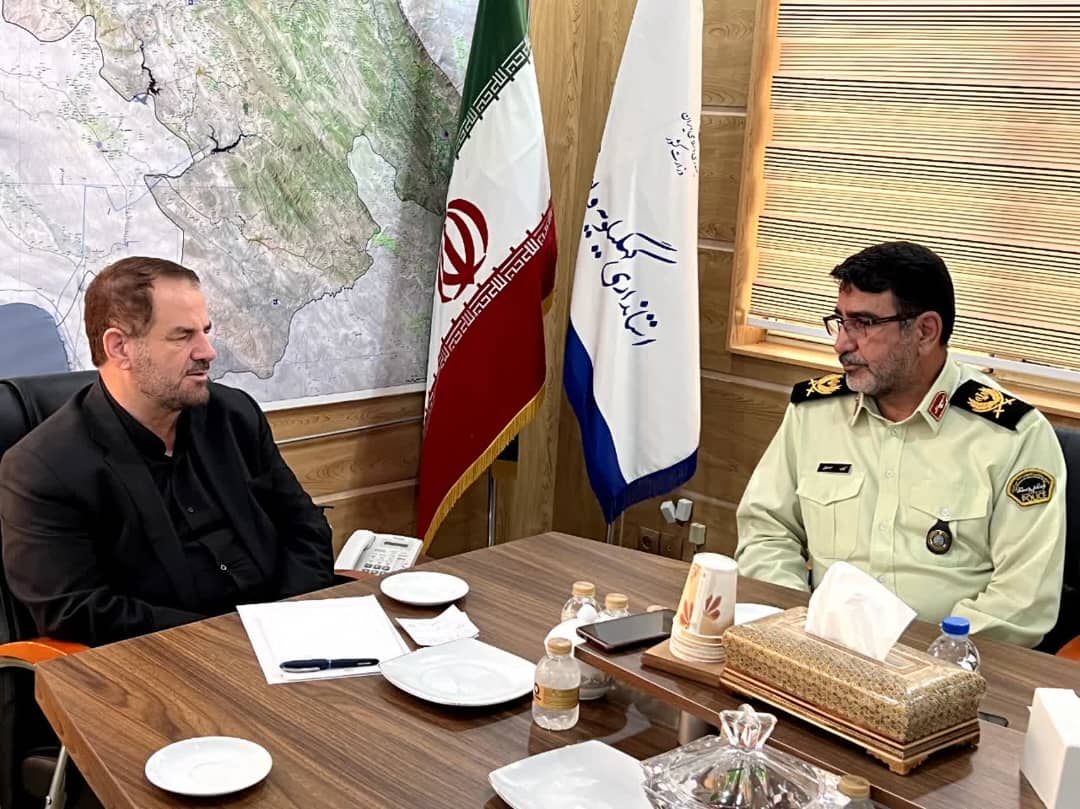دیدار فرمانده انتظامی استان کهگیلویه و بویراحمد با استاندار/احمدزاده:بخش زیادی از آرامش و امنیت استان نتیجه نیروی انتظامی است/تصاویر