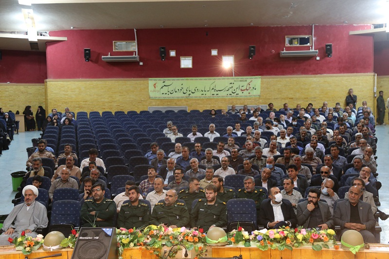 از دریچه دوربین؛ پیشکسوتان و جهادگران عرصه جهاد و مقاومت گچساران گرد هم آمدند