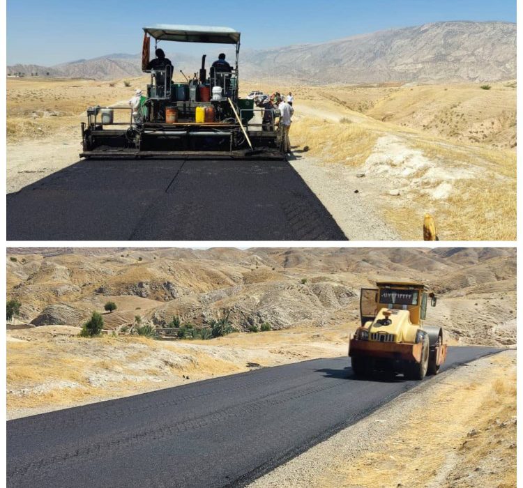 بخشدار سوق خبر داد:آسفالت راه روستایی آبکری بخش سوق/تصاویر