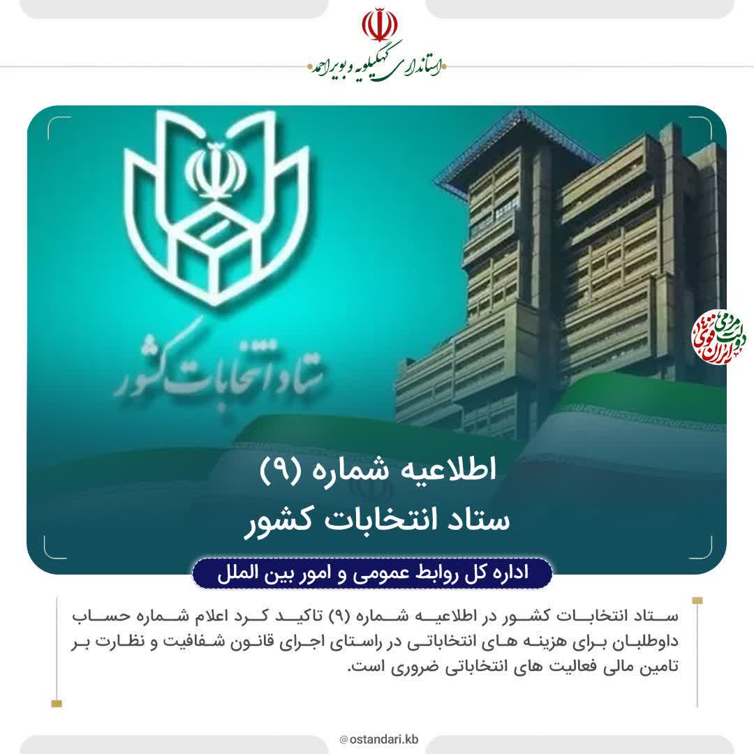 جدیدترین و آخرین اخبار انتخابات در استان کهگیلویه و بویراحمد