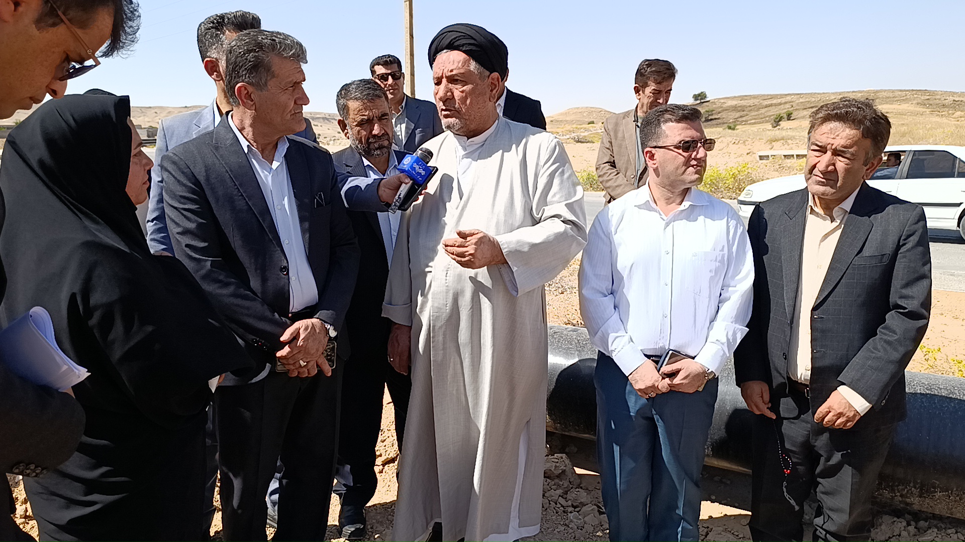 بازدید سید محمد موحد از دو پروژه عمرانی شهرستان بهمئی+تصاویر