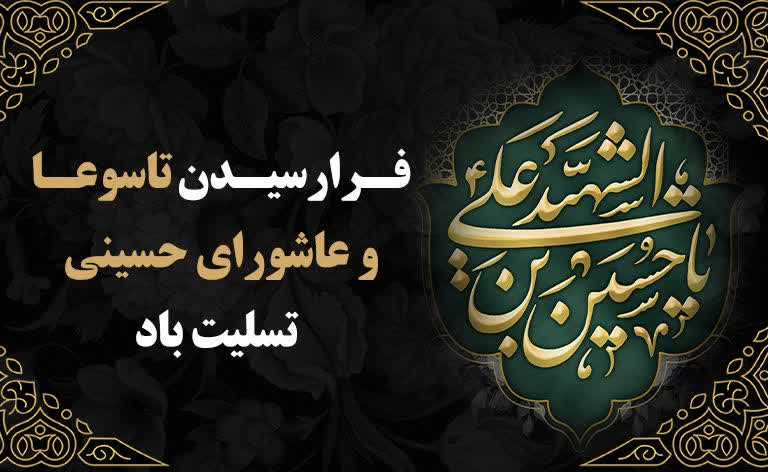 پیام تسلیت مدیرکل منابع طبیعی و آبخیزداری کهگیلویه و بویراحمد به مناسبت تاسوعا و عاشورای حسینی